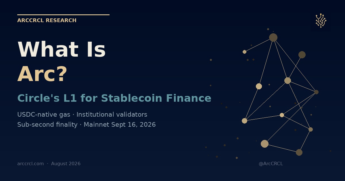 What Is Arc? Circle's Blockchain for the Future of Finance